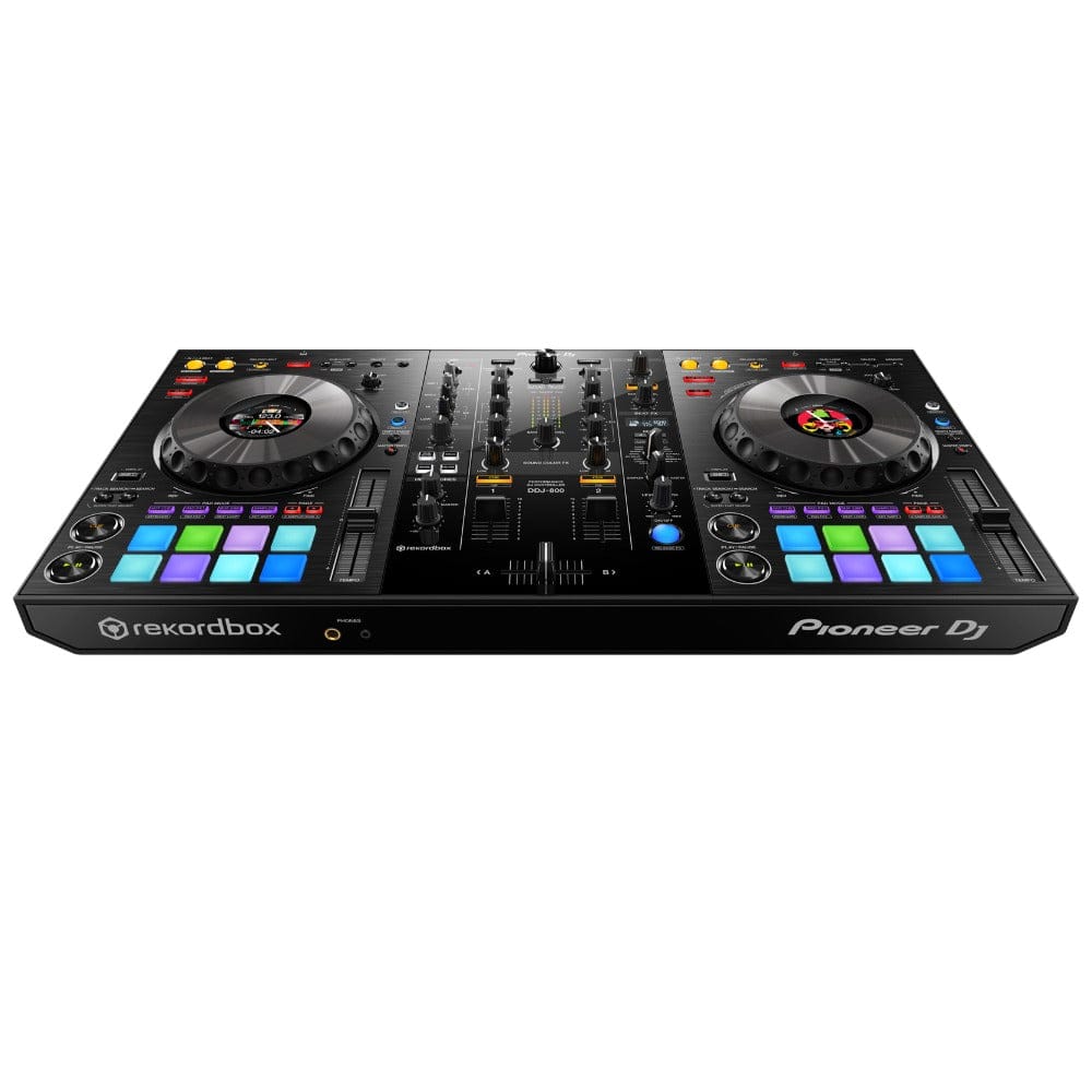 pioneer dj controller interfaces pioneer ddj-800 2 channel performance dj controller for rekordbox