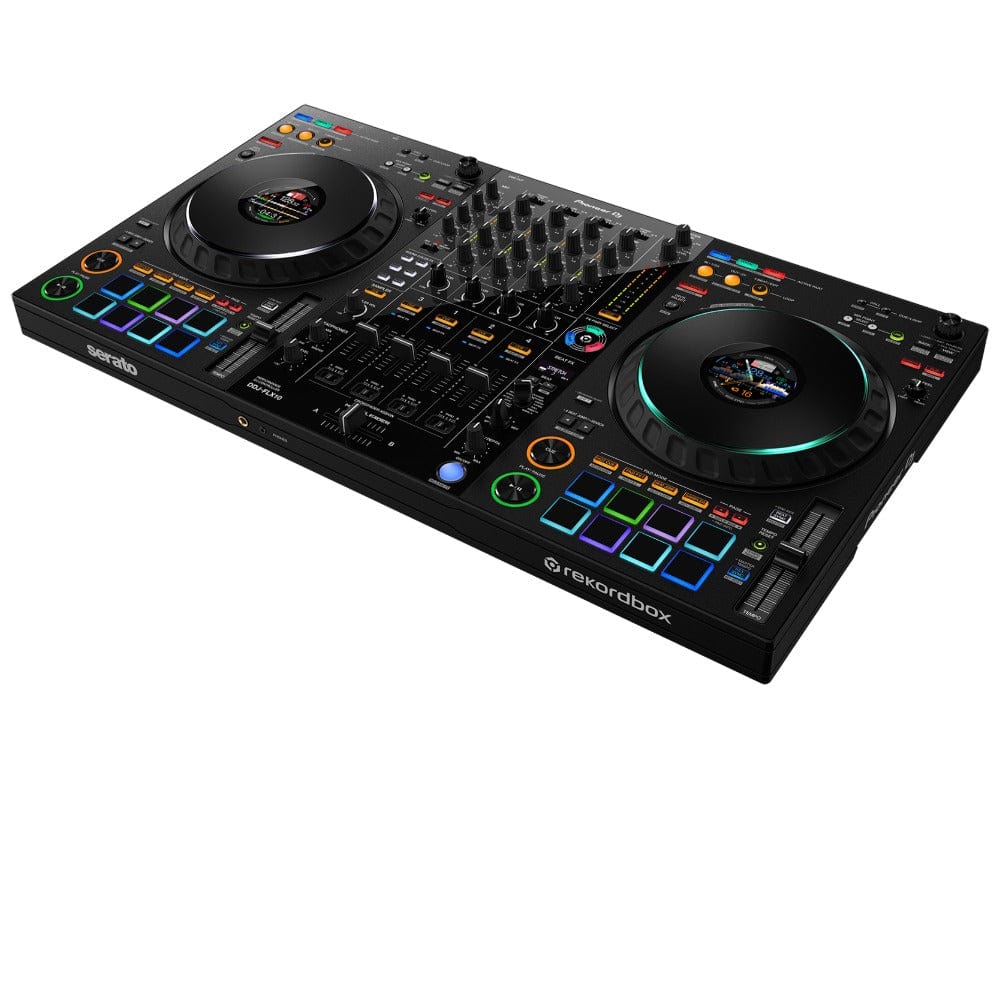 pioneer dj controller interfaces pioneer ddj-flx10 4 channel dj performance controller for multiple dj applications