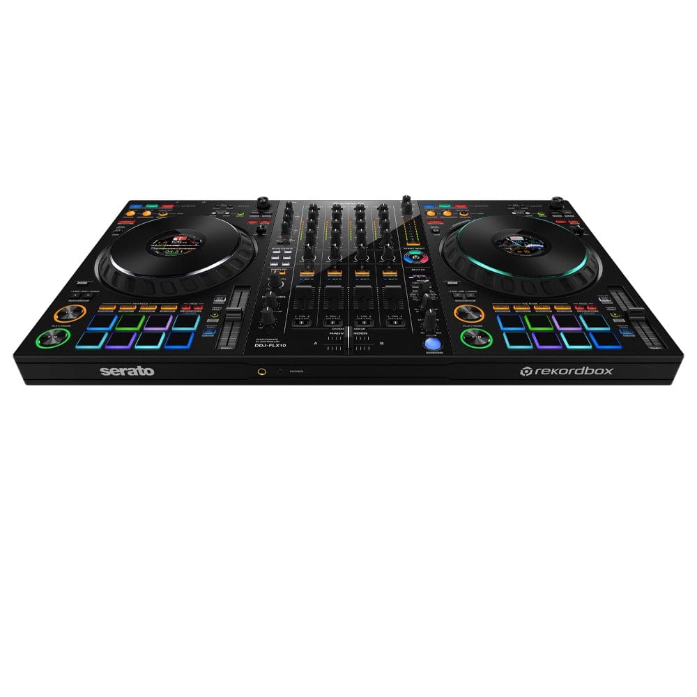 pioneer dj controller interfaces pioneer ddj-flx10 4 channel dj performance controller for multiple dj applications