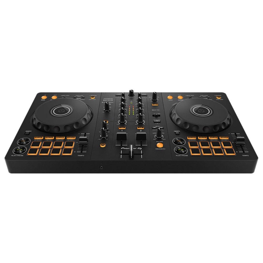 pioneer dj controller interfaces pioneer ddj-flx4 2 channel dj controller for multiple dj applications