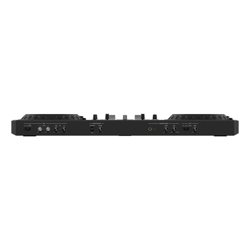 pioneer dj controller interfaces pioneer ddj-rev5 scratch style 2-channel performance dj controller