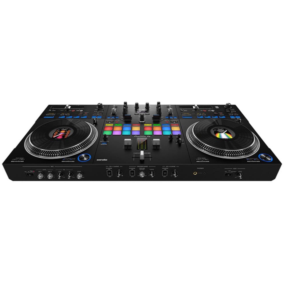 pioneer dj controller interfaces pioneer ddj-rev7 scratch style 2-channel professional dj controller for serato dj pro
