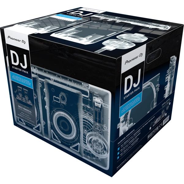 pioneer dj controller interfaces pioneer dj starter pack - ddj wego4 controller, dm-40 monitors & hdj-700 headphones