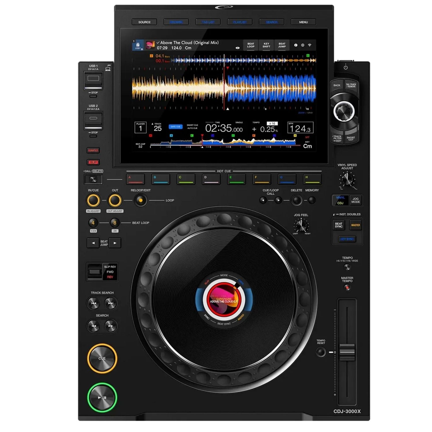 Pioneer Dj Mixers Pioneer Alphatheta CDJ-3000X Next Generation Professional DJ Player