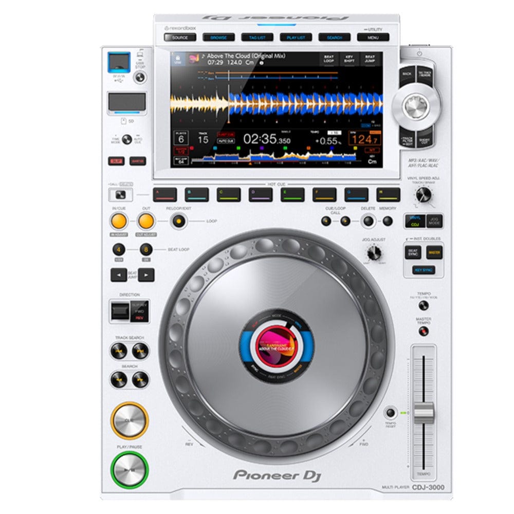 pioneer dj mixers pioneer dj cdj3000 professional dj multi player #color_white