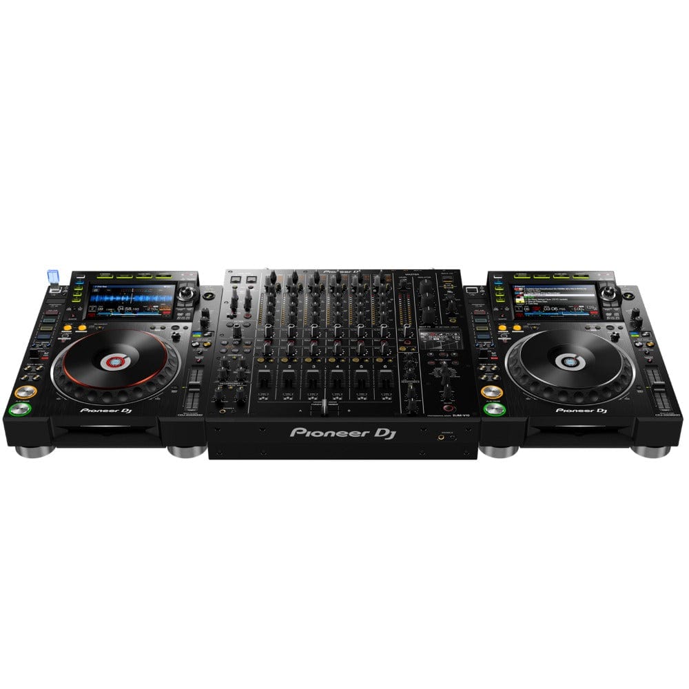 pioneer dj mixers pioneer djmv10 creative style 6-channel professional dj mixer