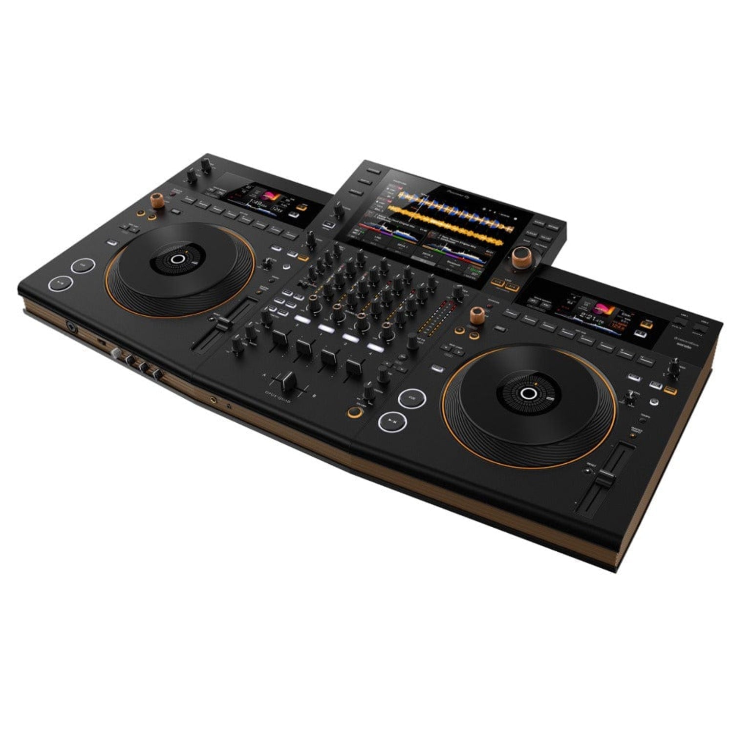 pioneer dj mixers pioneer opus-quad professional all-in-one dj system - black