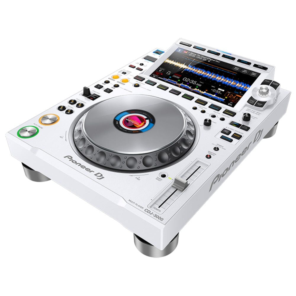 pioneer dj mixers white pioneer dj cdj3000 professional dj multi player #color_white