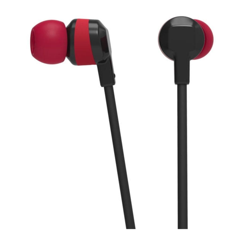 pioneer in-ear neckband headphones pioneer se-cl5bt clip wear active in-ear wireless neckband headphone #color_red