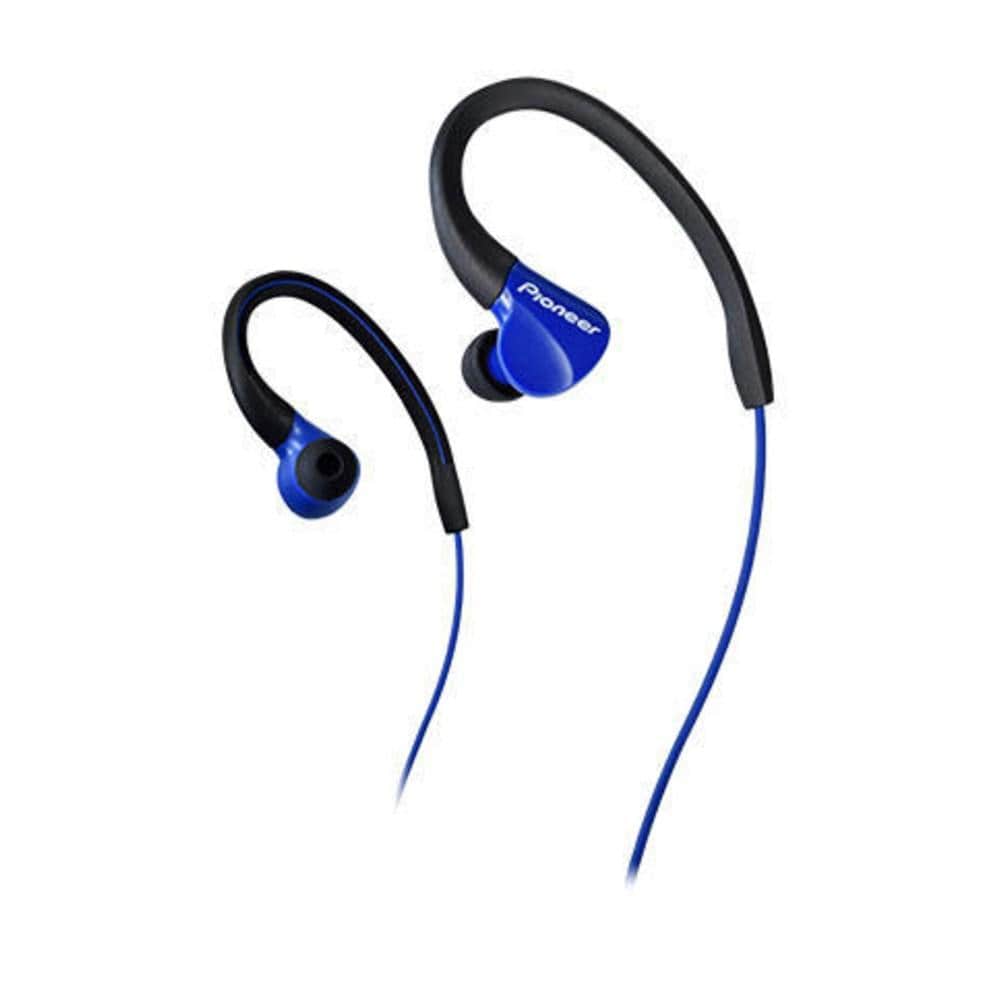 pioneer in-ear wired headphones blue pioneer se-e3 ironman sweat resistant sport earphone earbuds