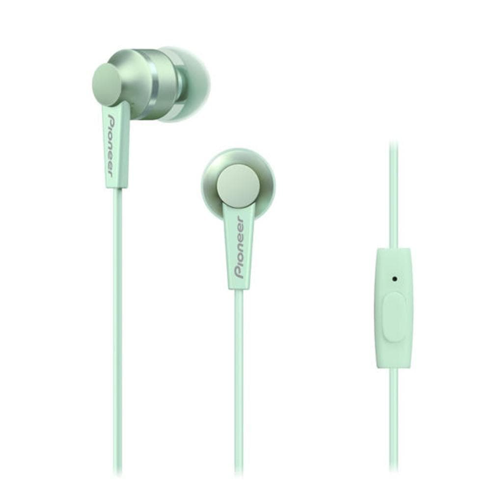 pioneer in-ear wired headphones mint green pioneer se-c3t light weight in-ear wired headphone