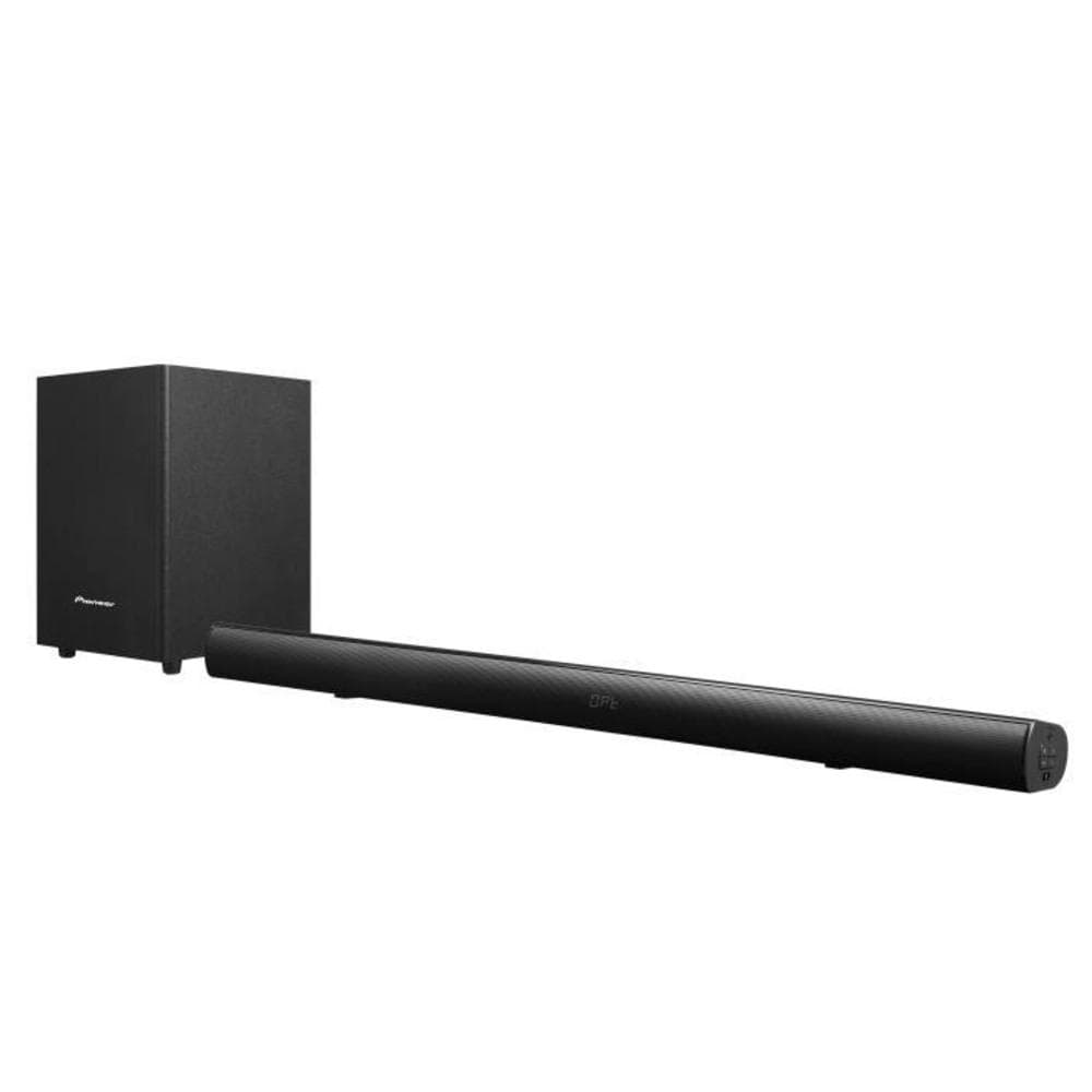 pioneer soundbars pioneer sbx-101 wireless soundbar black with sub woofer