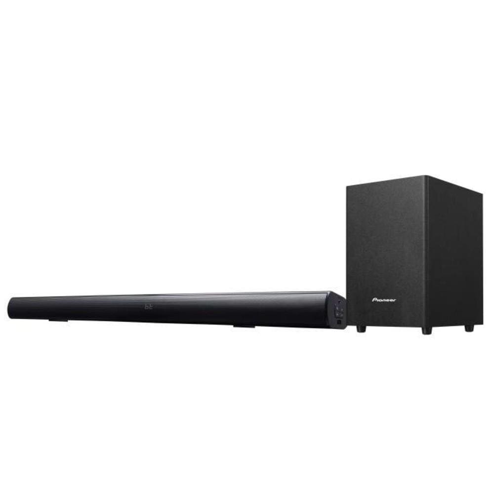 pioneer soundbars pioneer sbx-101 wireless soundbar black with sub woofer