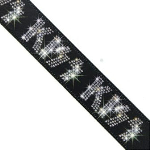 planet waves guitar straps planet waves 2.5inch 25lk02 kiss-rhinestone guitar strap