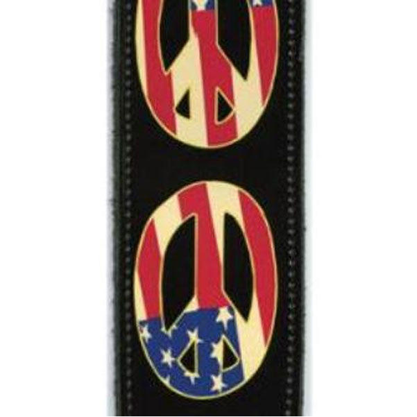 planet waves guitar straps planet waves 2.5inch 25lw06 peace flag guitar strap