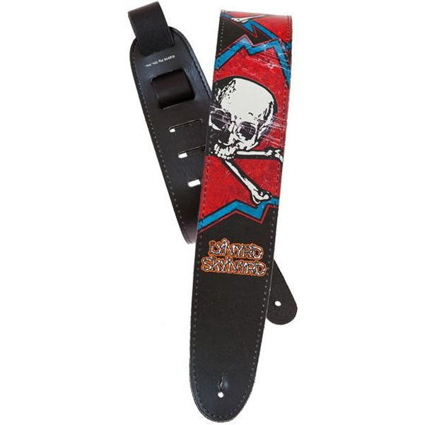 planet waves guitar straps planet waves 25lls02 2.5inch lynyrd skynyrd skull guitar strap