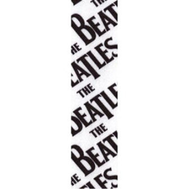 planet waves guitar straps planet waves 50mm 50btl01 leather classic logo guitar strap, beatles collection