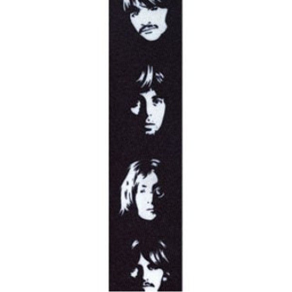 planet waves guitar straps planet waves 50mm 50btl05 leather white album guitar strap