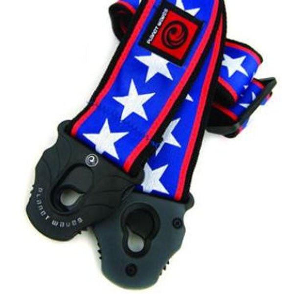 planet waves guitar straps planet waves 50mm 50pla10 stars stripes lock guitar strap