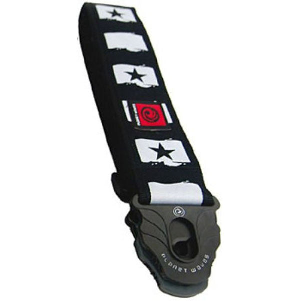 planet waves guitar straps planet waves 50mm 50plc01 rock star lock guitar strap