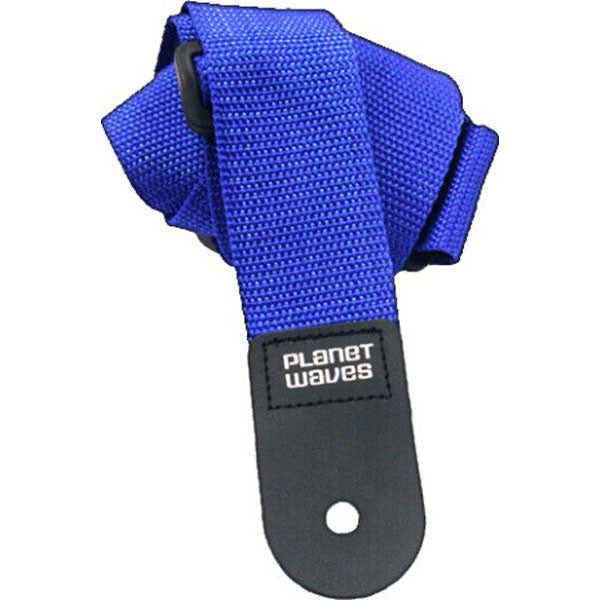 planet waves guitar straps planet waves 50mm pws102 blue polypropylene guitar strap