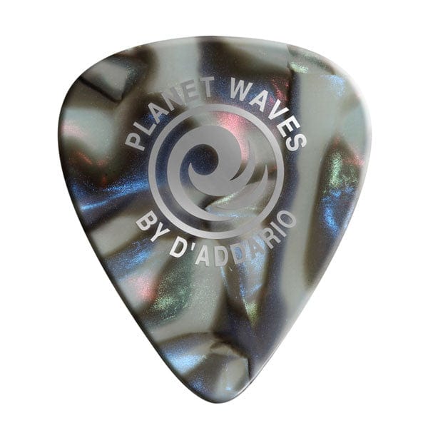 planet waves picks light planet waves 1cab abalone celluloid guitar picks - pack of 10 picks