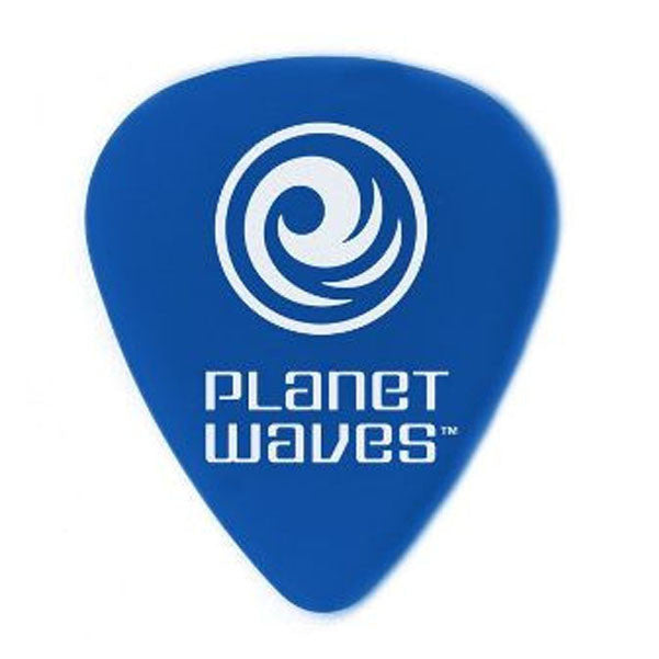 planet waves picks planet waves 1dbu5 duralin medium/heavy blue guitar picks - 10 picks