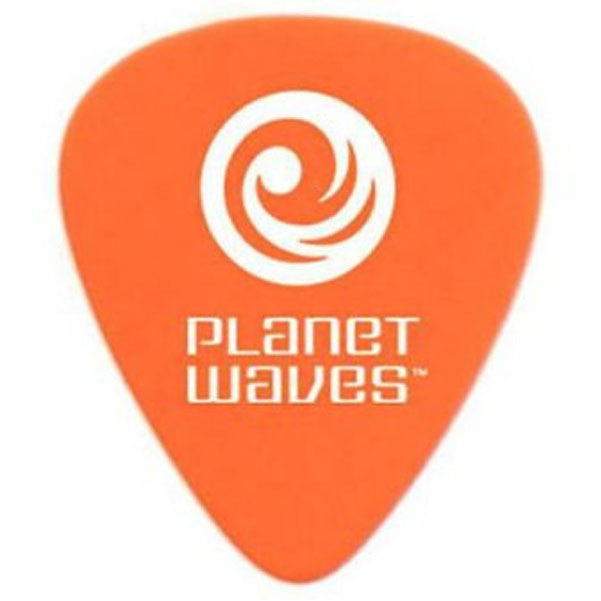 planet waves picks planet waves 1dor2 duralin light orange guitar pick (pack of 10)