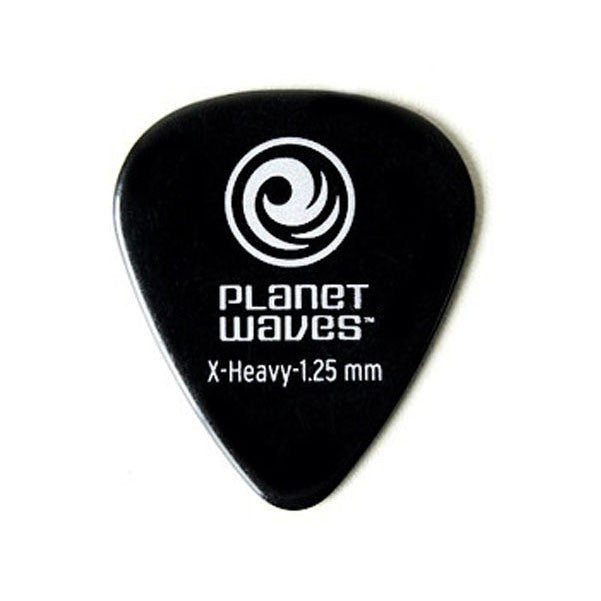 planet waves picks planet waves extra heavy black guitar pick - pack of 10 (1cbk7-10)