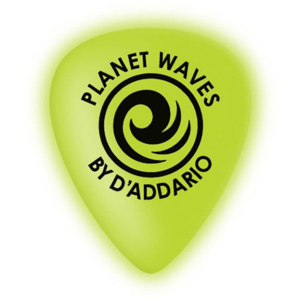 planet waves picks planet waves glow-in-dark guitar picks cellu-glo light (pack of 10)