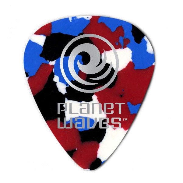 planet waves picks planet waves multi coloured 1.0mm guitar picks 1cmc6 (pack of 10)