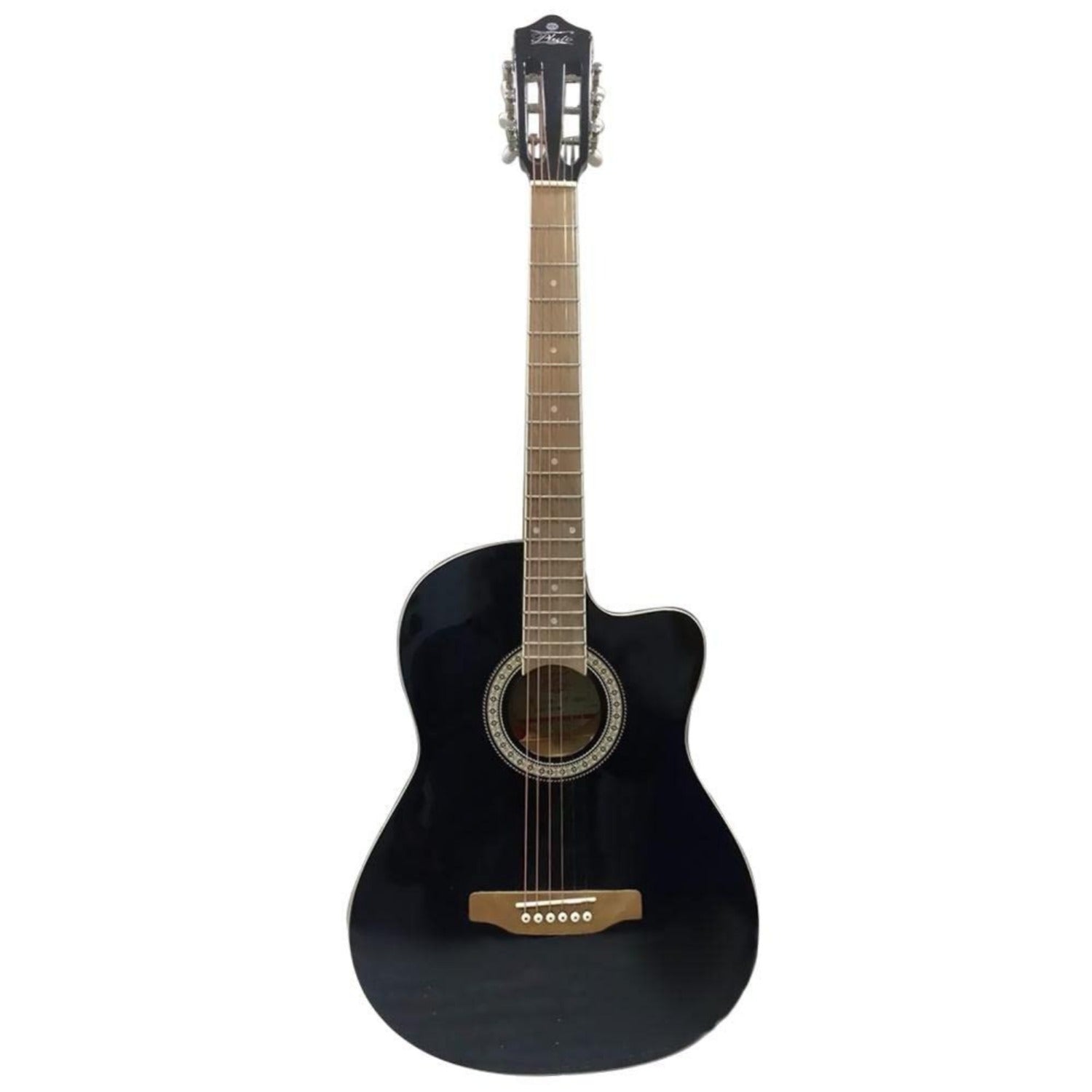 Pluto Classical Guitars Black Pluto HG39C-201 Cutaway Classical Guitar #color_black