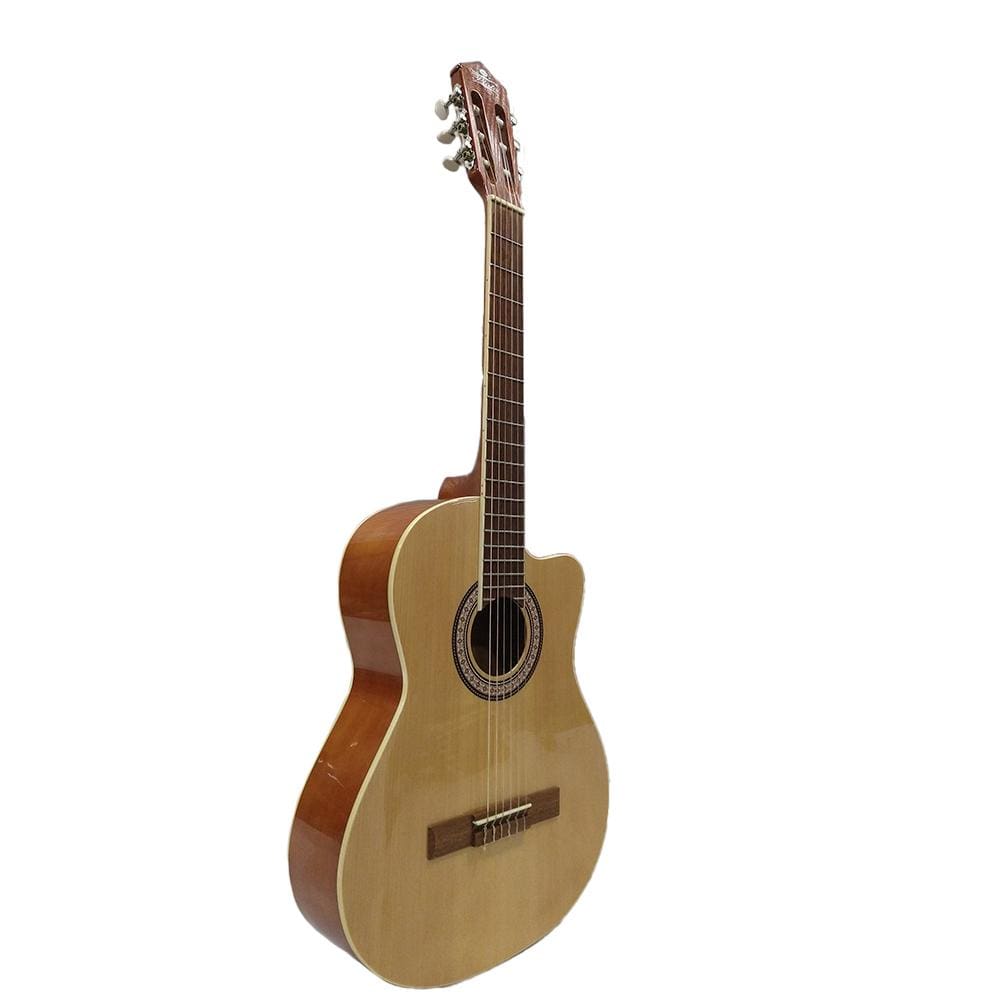 pluto classical guitars pluto hg39c-201 cutaway classical guitar