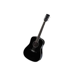 Pluto Electro Acoustic Guitars Black Pluto HW41-201P Jumbo Electro Acoustic Guitar - Rosewood Fretboard