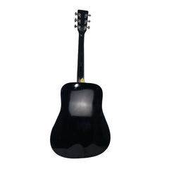 Pluto Electro Acoustic Guitars Black Pluto HW41-201P Jumbo Electro Acoustic Guitar With 3 Band EQ - Black