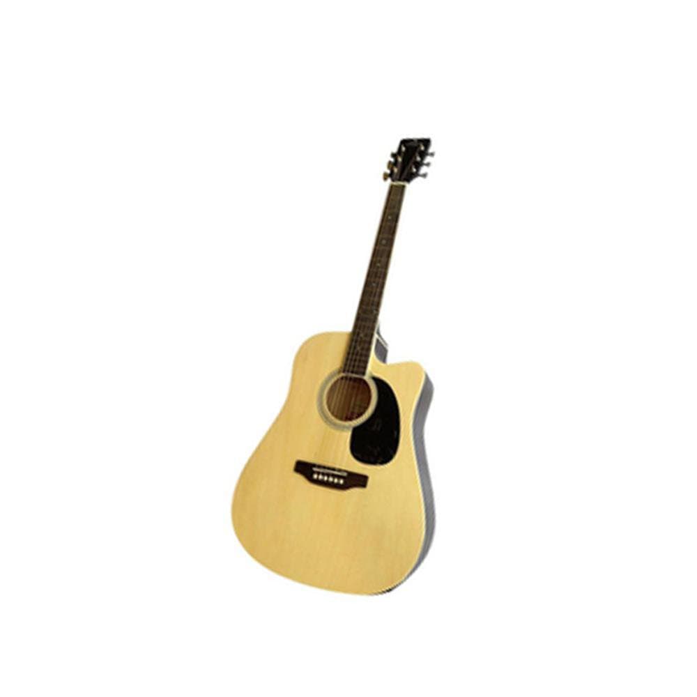 pluto electro acoustic guitars natural pluto hw41ce-101f electro acoustic guitar with fishman pickup