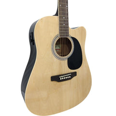 Pluto Electro Acoustic Guitars Pluto PA41CE-101 Cutaway Electro Acoustic Guitar