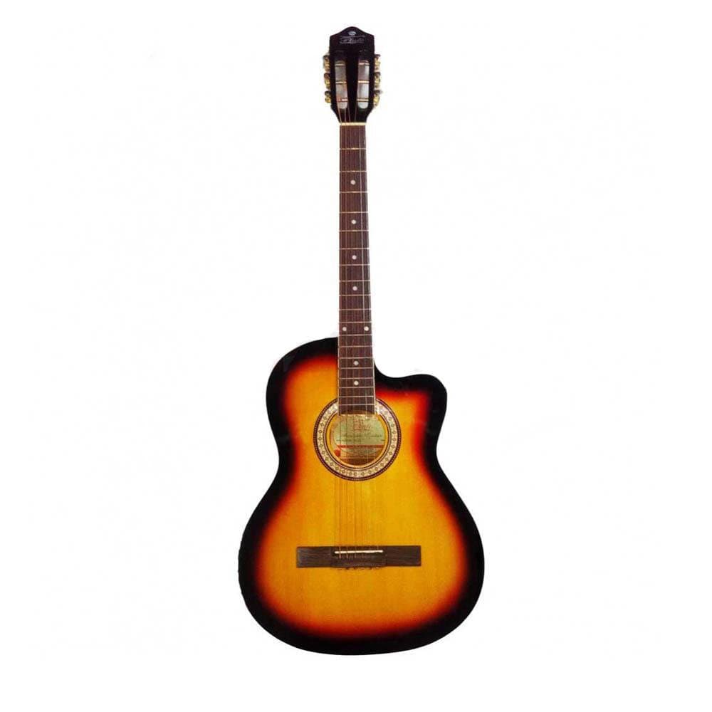 pluto electro acoustic guitars sunburst pluto hw39c-201p electro acoustic guitar #color_sunburst