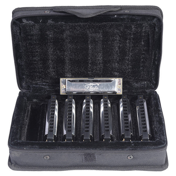 pluto harmonicas pluto jh1020-7 harmonica set
