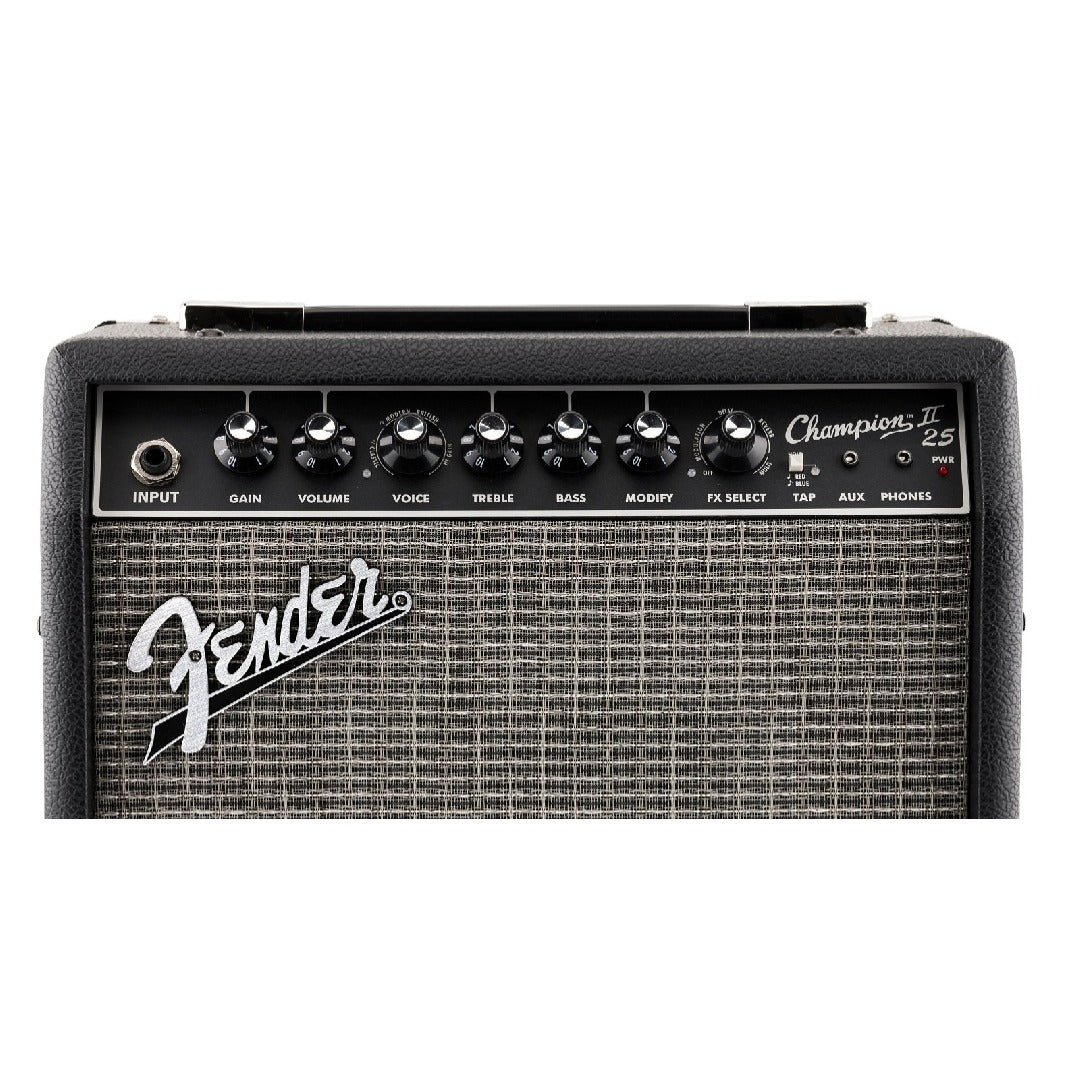 Fender Champion II 25W Combo Guitar Amplifier with Cable, Polishing Cloth & Ebook