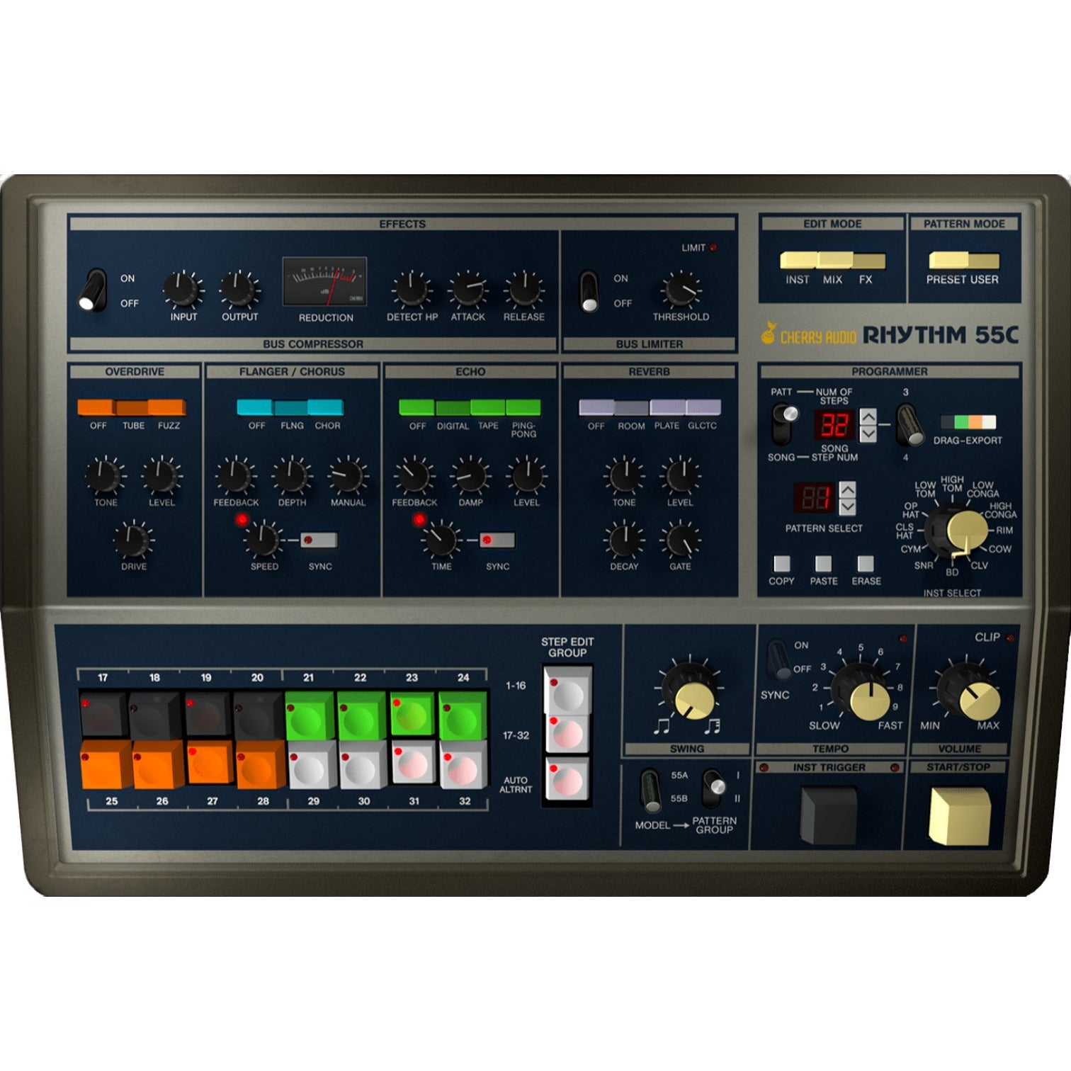 Cherry Audio KR-55C Drum Machine