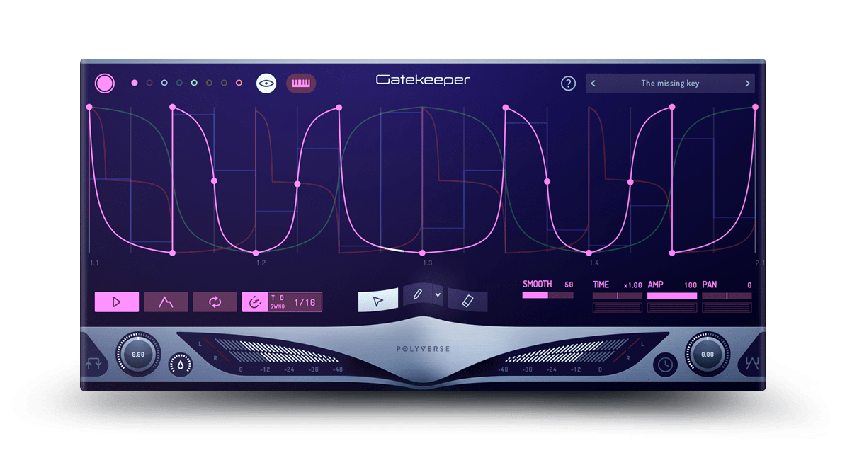POLYVERSE Virtual Processors Polyverse Gatekeeper Noise Gate – Professional Audio Software & Plugin