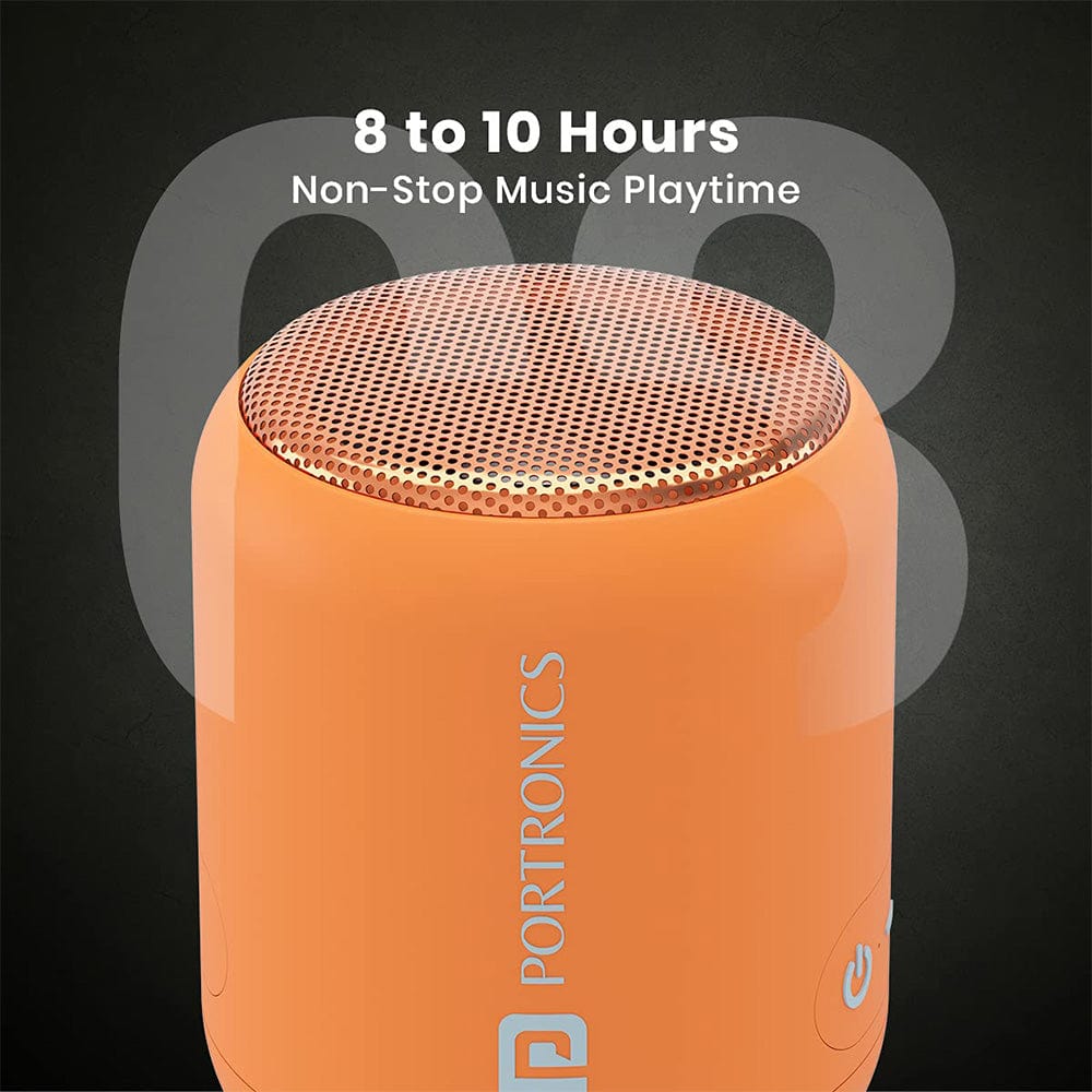 portronics bluetooth speakers portronics sound drum 1 10w tws portable bluetooth speaker
