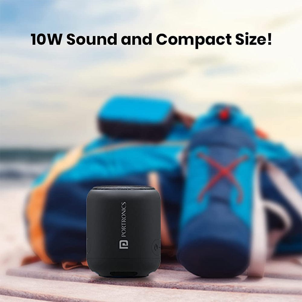portronics bluetooth speakers portronics sound drum 1 10w tws portable bluetooth speaker