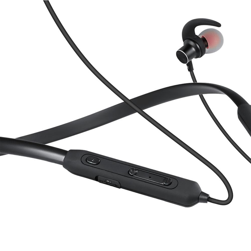 portronics in-ear neckband headphones combo pack of portronics harmonics 216 hd wireless bluetooth headset with portronics dynamo bluetooth speaker #color_red