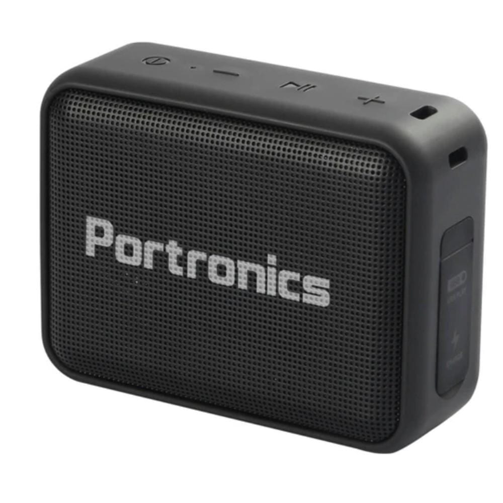 portronics in-ear neckband headphones combo pack of portronics harmonics 216 wireless sports headset with portronics dynamo bluetooth speaker #color_black-yellow