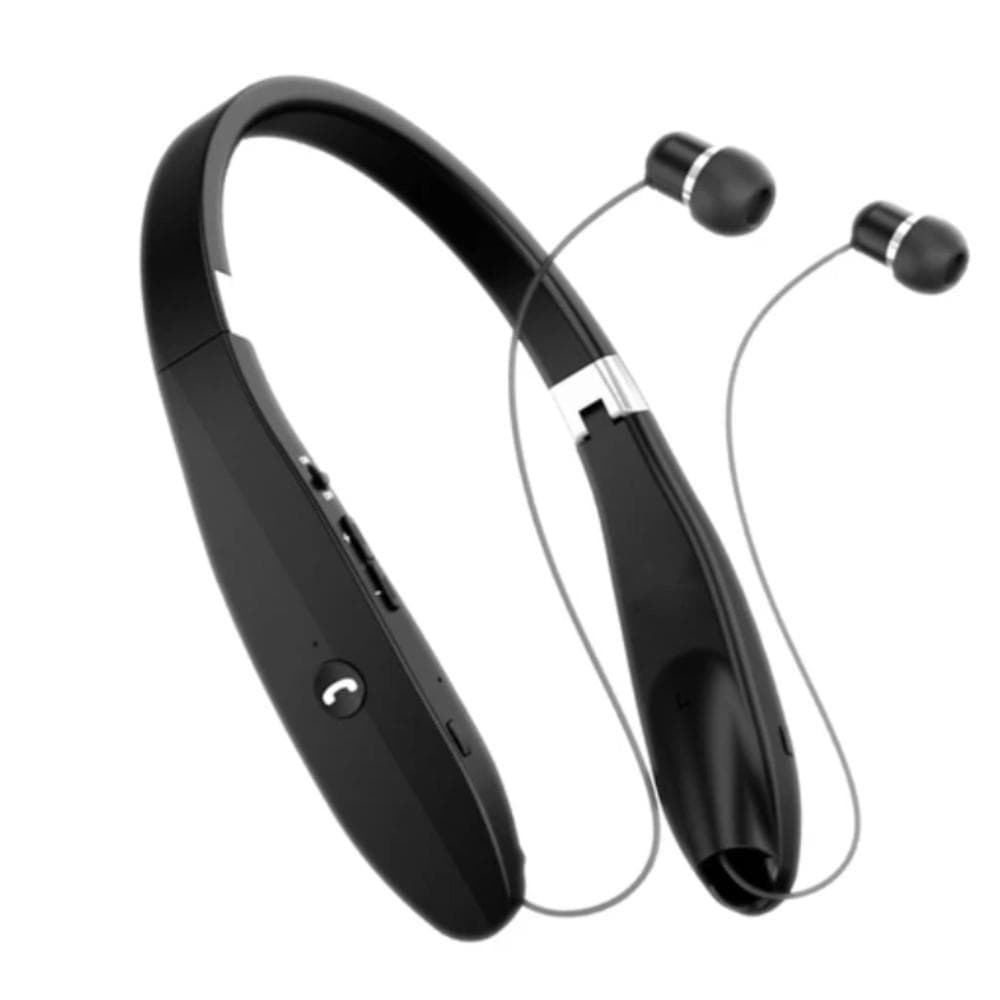 portronics in-ear neckband headphones portronics por-927 harmonics 200 wireless stereo headset & neckband- black