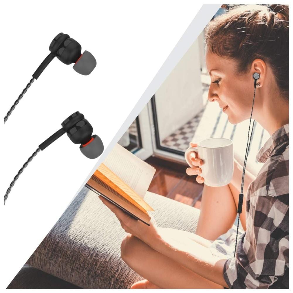 portronics in-ear wired headphones portronics conch gama in-ear wired earphone