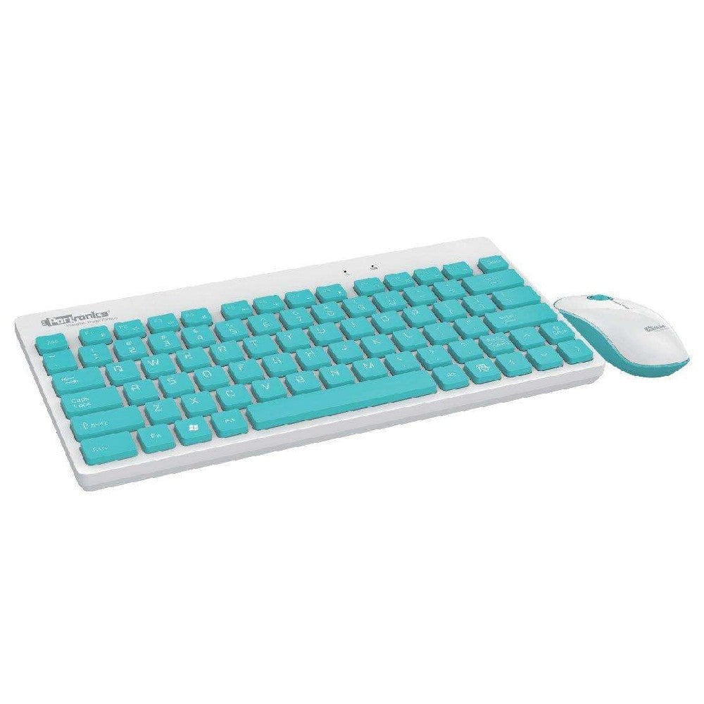 portronics keyboard and mouse combo white portronics key 2 combo multimedia wireless keyboard & mouse #color_white