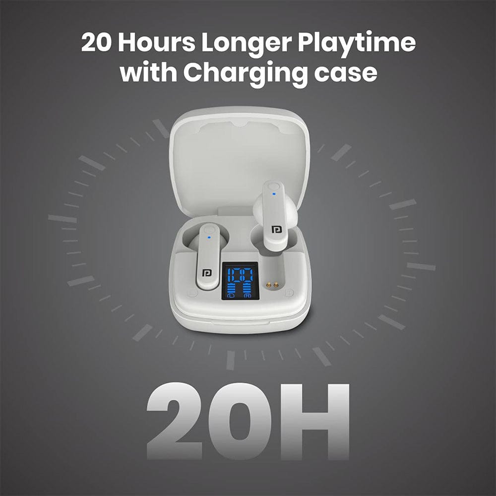 portronics true wireless in-ear headphones portronics harmonics twins s2 wireless sports earbuds